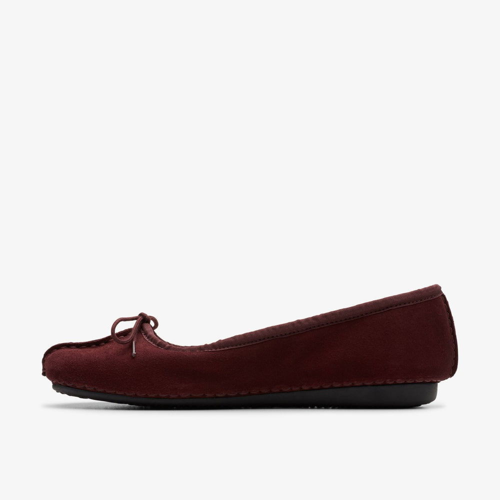 Freckle Ice Merlot Suede | Clarks Onsale