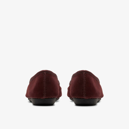 Freckle Ice Merlot Suede | Clarks Onsale