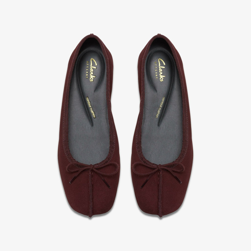 Freckle Ice Merlot Suede | Clarks Onsale