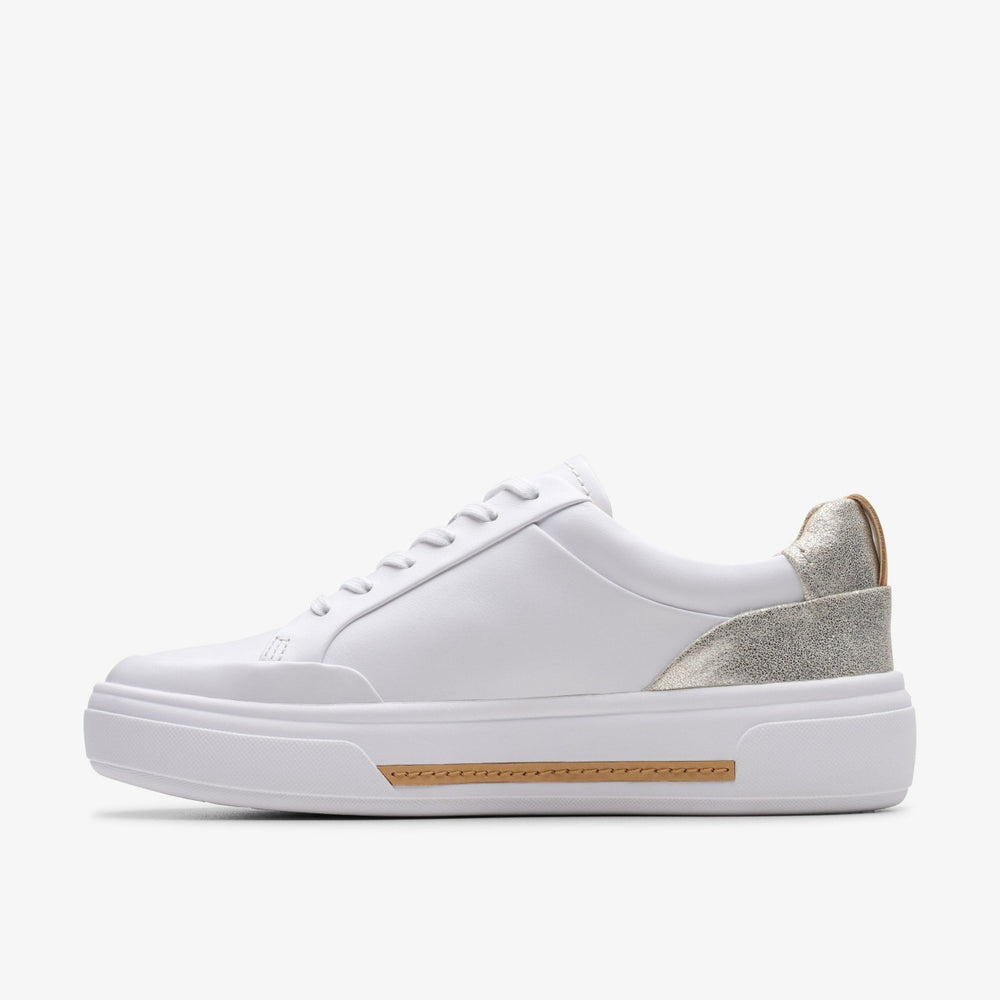 Hollyhock Zip Silver Combination Leather | Clarks