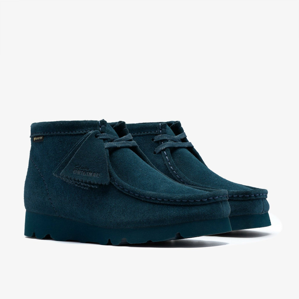 Wallabee Boot GORE-TEX Dark Teal Suede | Clarks