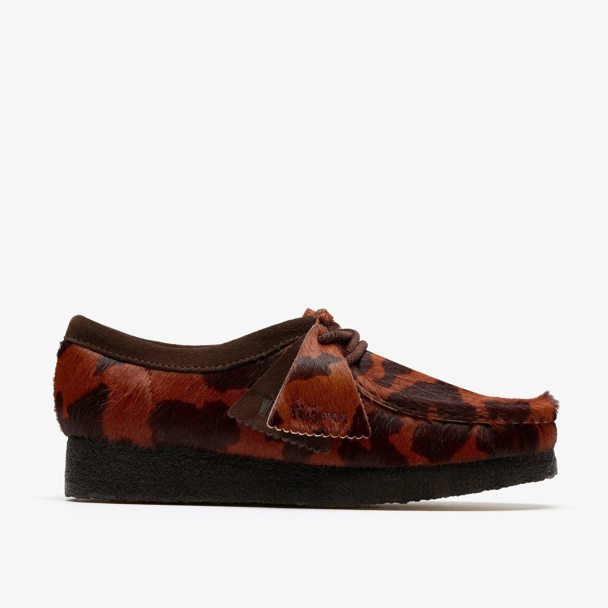 Wallabee Brown Cow Print | Clarks US