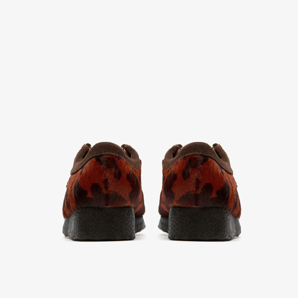 Wallabee Brown Cow Print | Clarks US