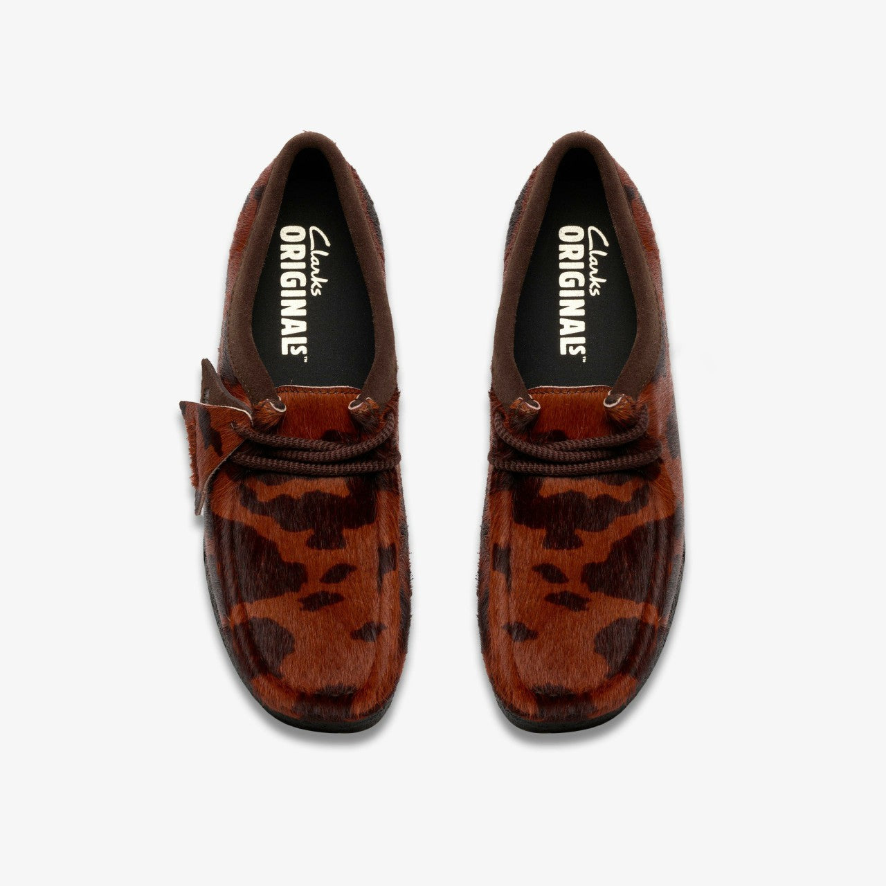 Wallabee Brown Cow Print | Clarks US