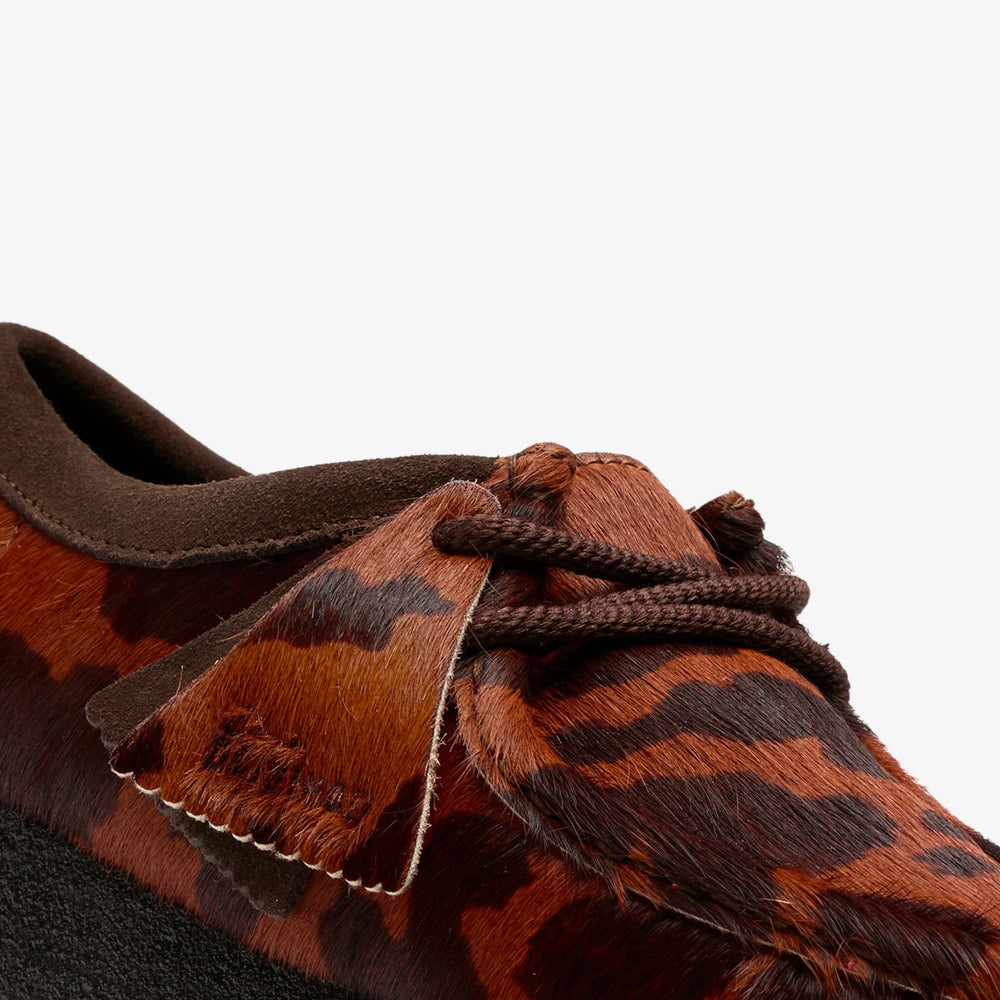 Wallabee Brown Cow Print | Clarks US