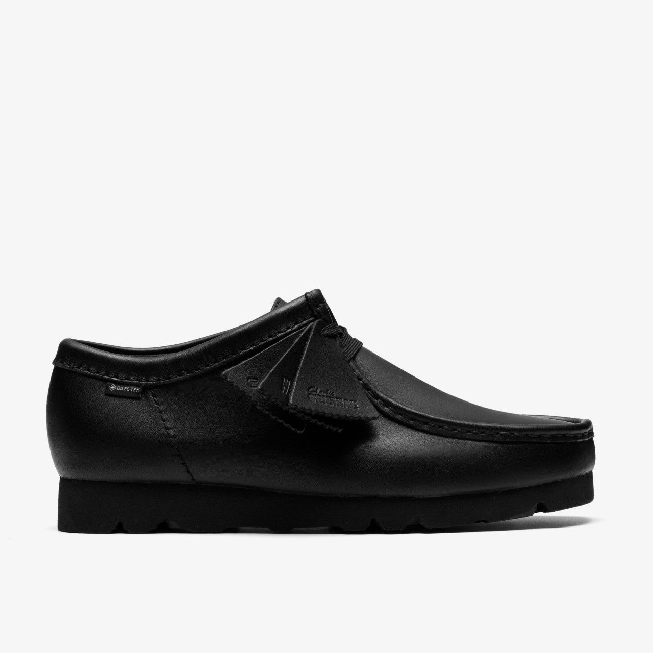 Wallabee GORE-TEX Black/Black Leather | Clarks US
