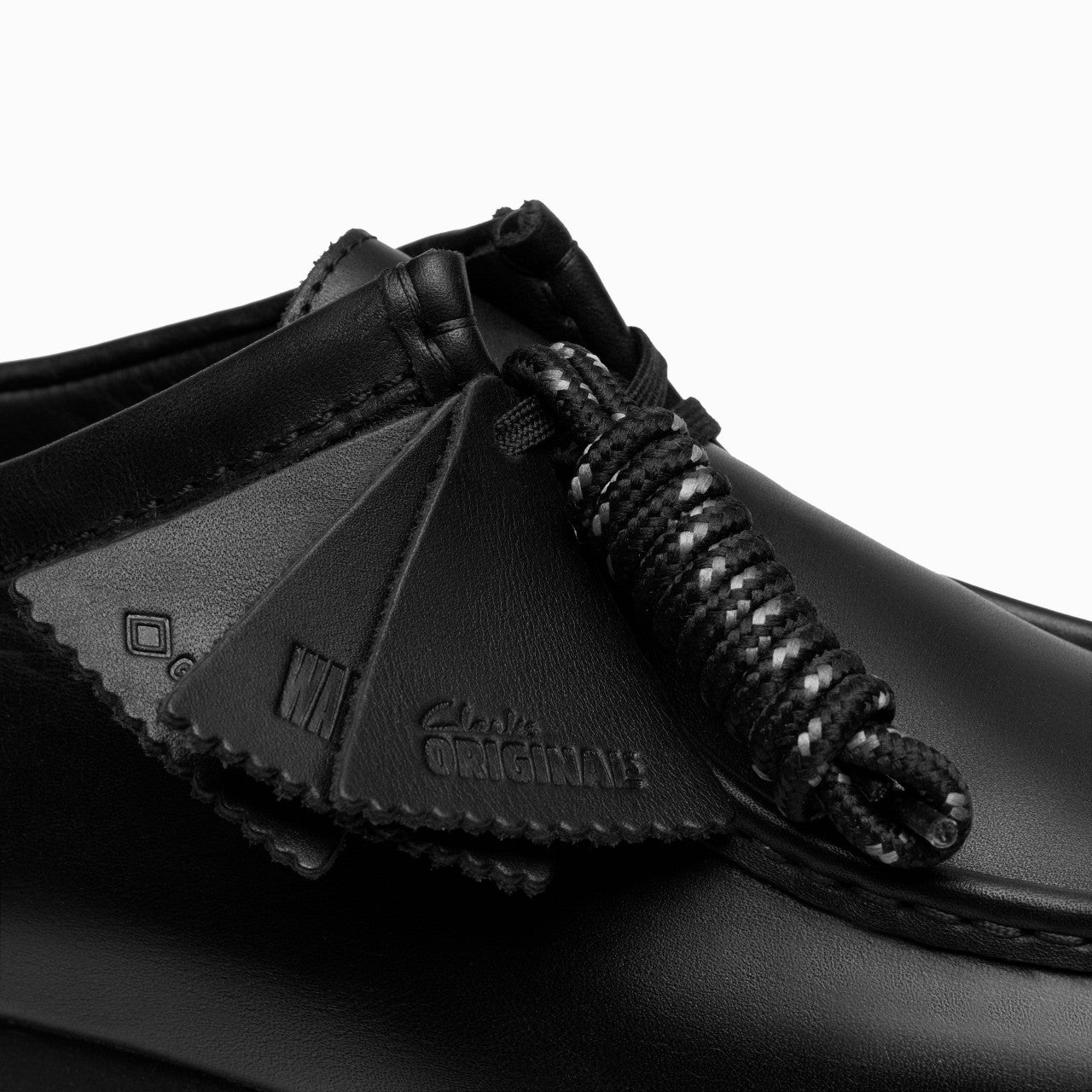 Wallabee GORE-TEX Black/Black Leather | Clarks US
