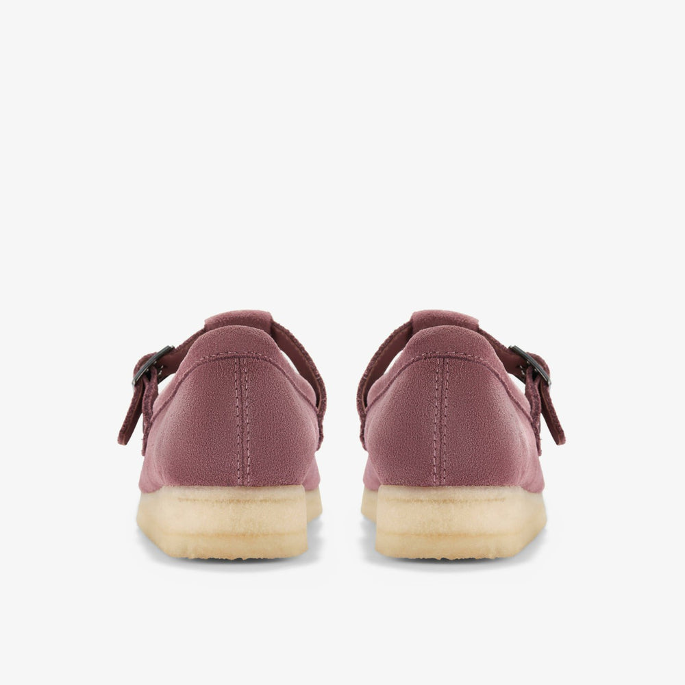 Wallabee T Bar Rose Brown Suede | Clarks For Sale