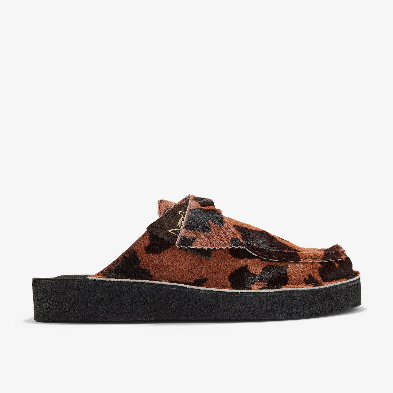 Desert Nomad Mule Brown Cow Print | Clarks Onsale