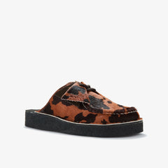Desert Nomad Mule Brown Cow Print | Clarks Onsale