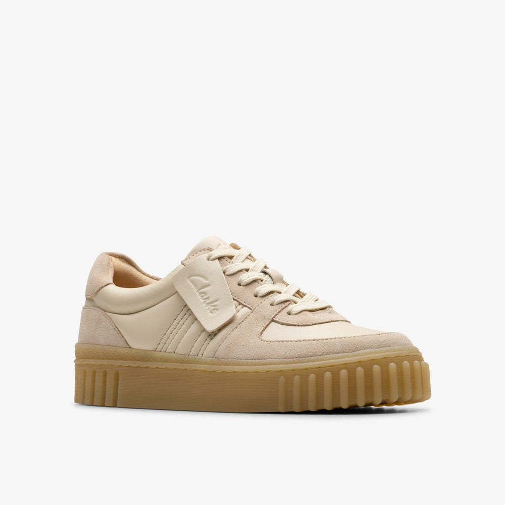 Mayhill Lace Sand Combination Leather | Clarks US