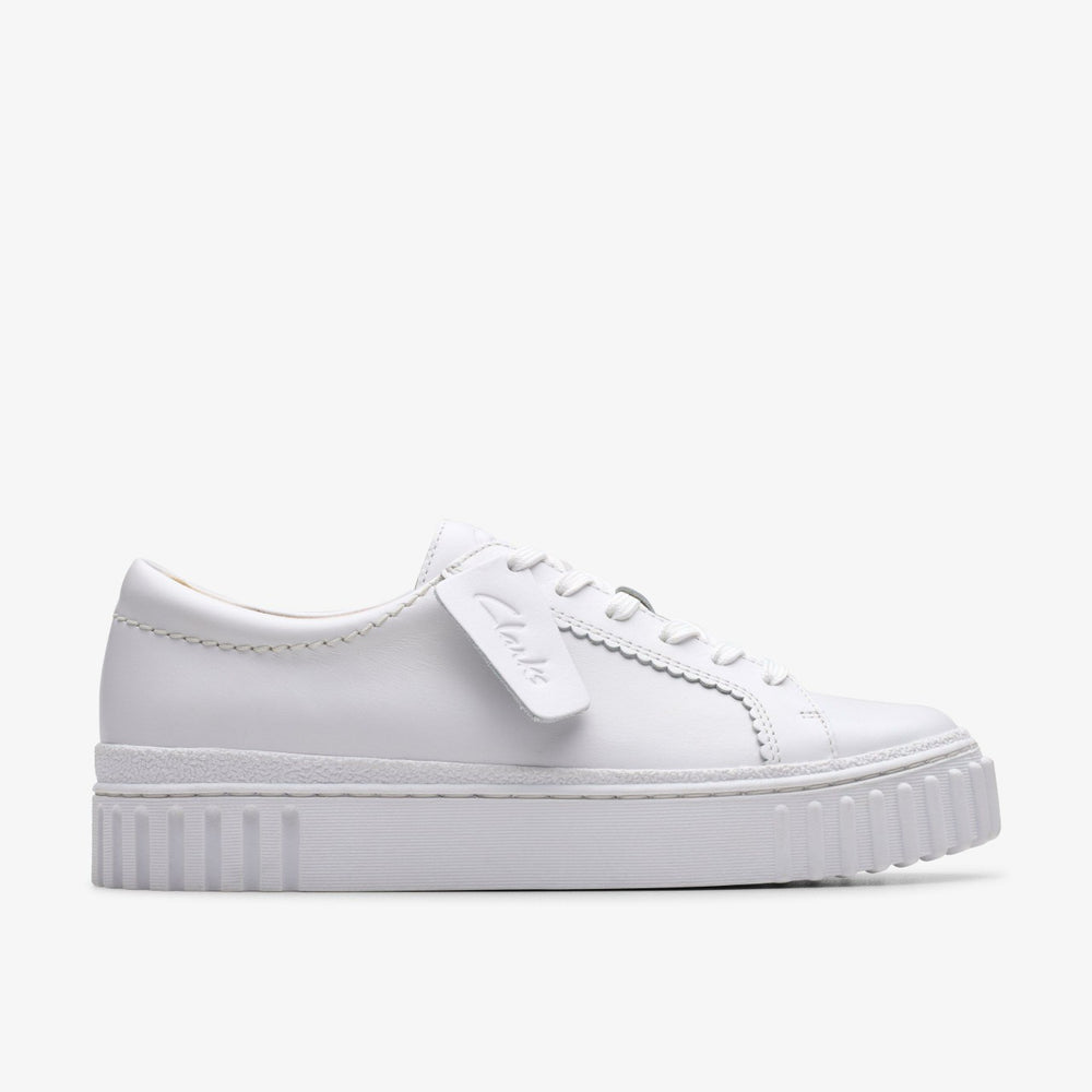 Mayhill Walk White Leather | Clarks Discount