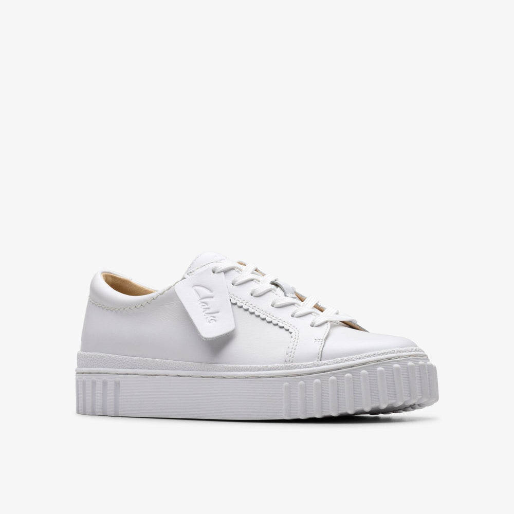 Mayhill Walk White Leather | Clarks Discount