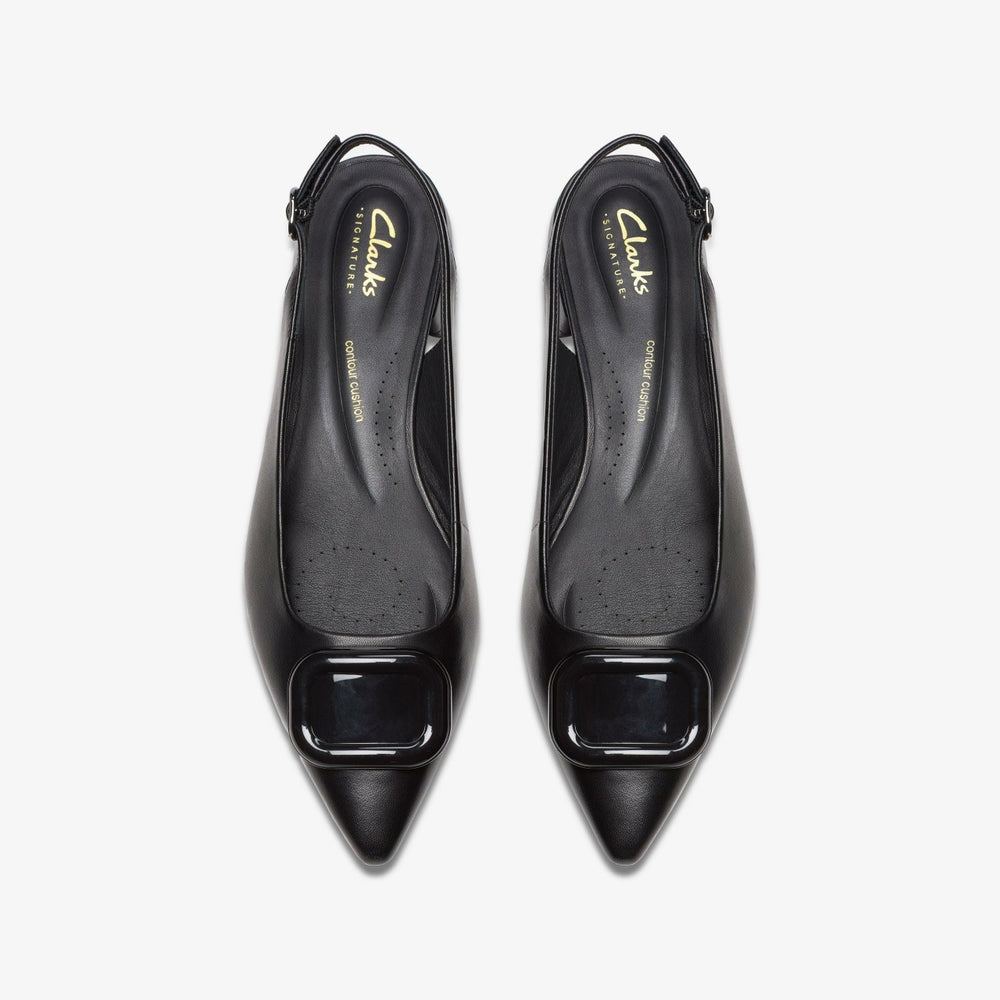Sensa 15 Trim Black Leather | Clarks