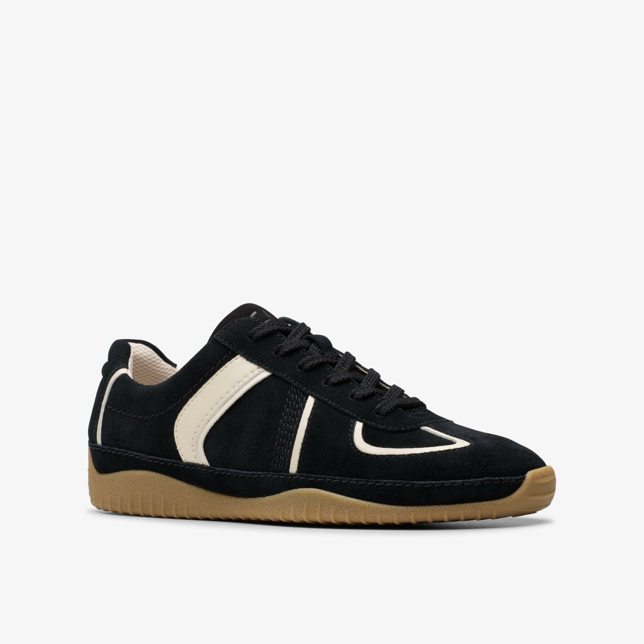 Meridor Lo Black Combination Suede | Clarks For Sale