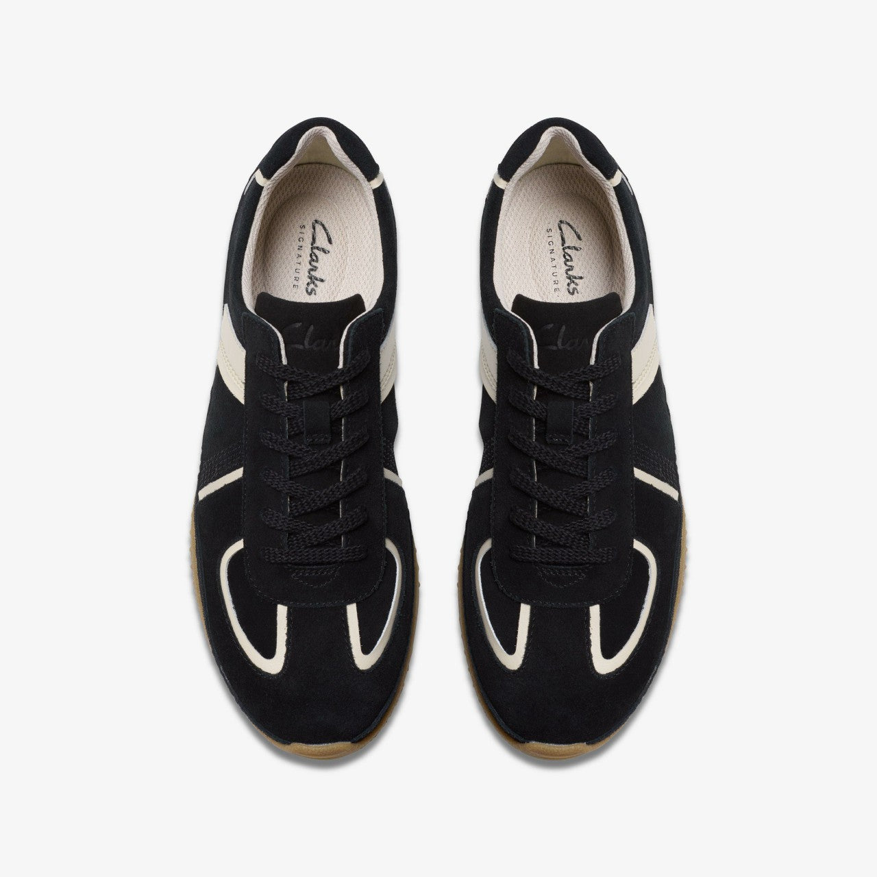 Meridor Lo Black Combination Suede | Clarks For Sale