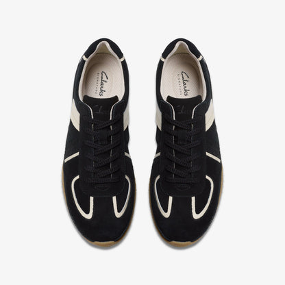 Meridor Lo Black Combination Suede | Clarks For Sale