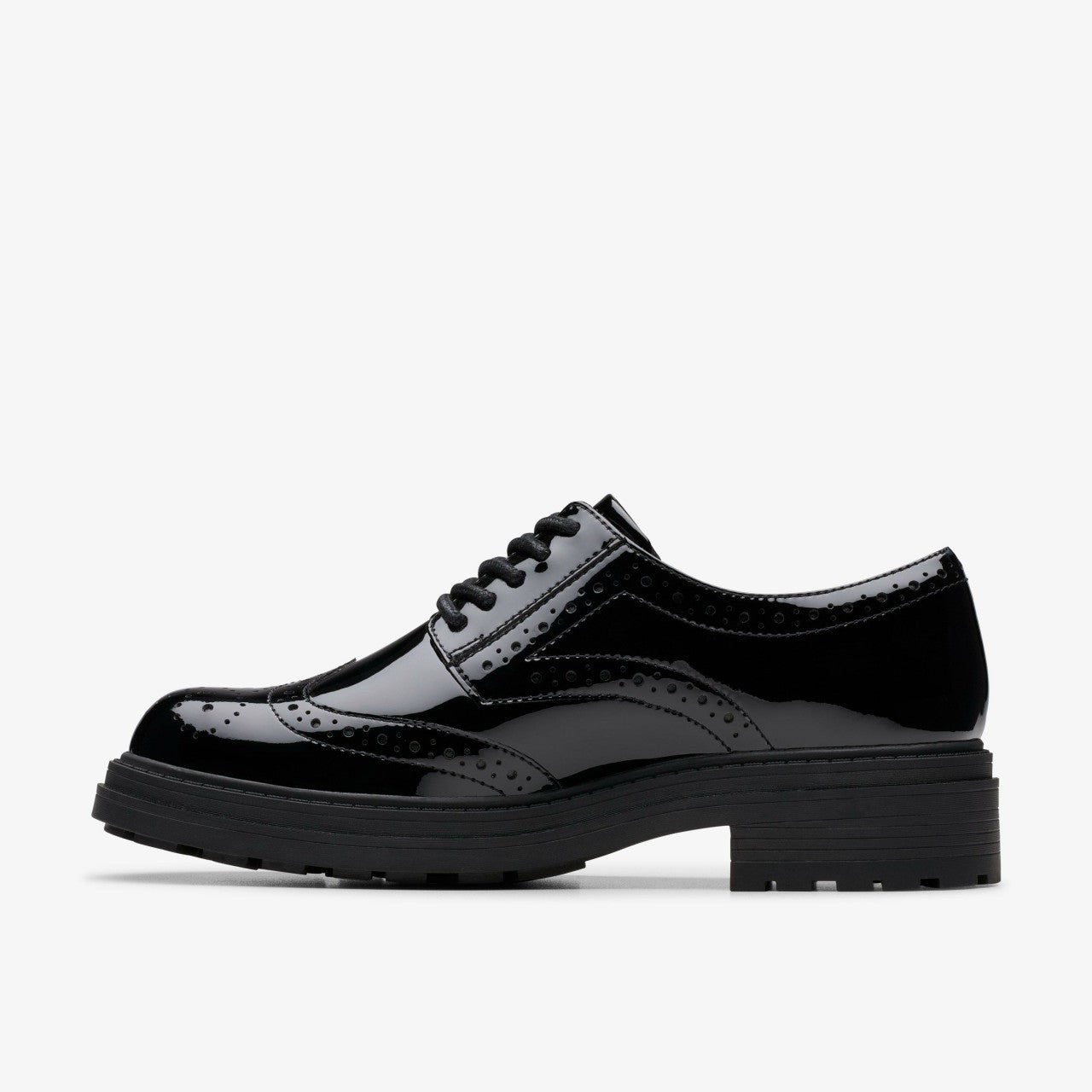 Orinoco3 Derby Black Patent | Clarks