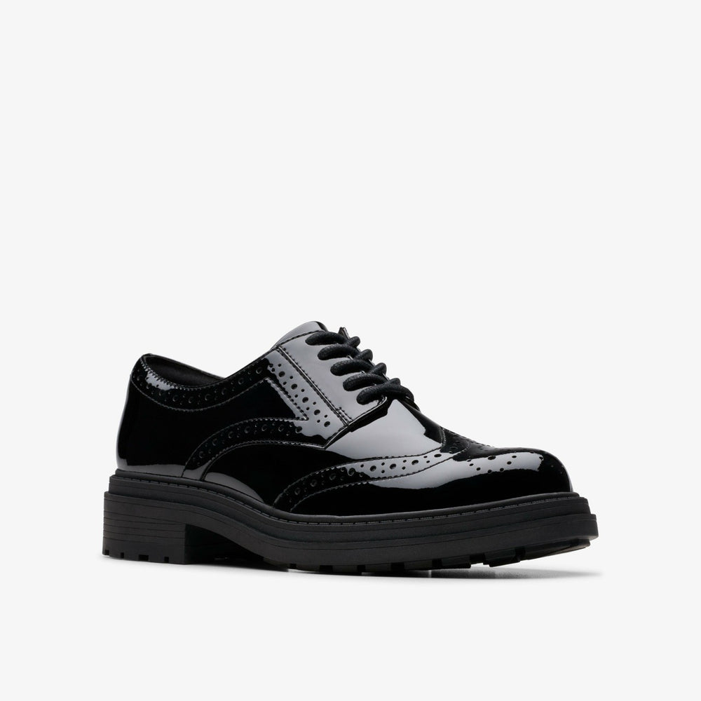 Orinoco3 Derby Black Patent | Clarks