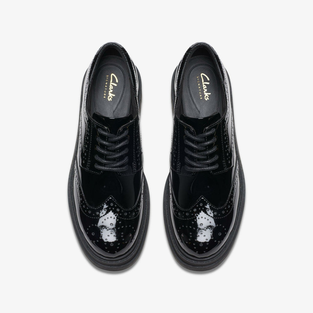 Orinoco3 Derby Black Patent | Clarks