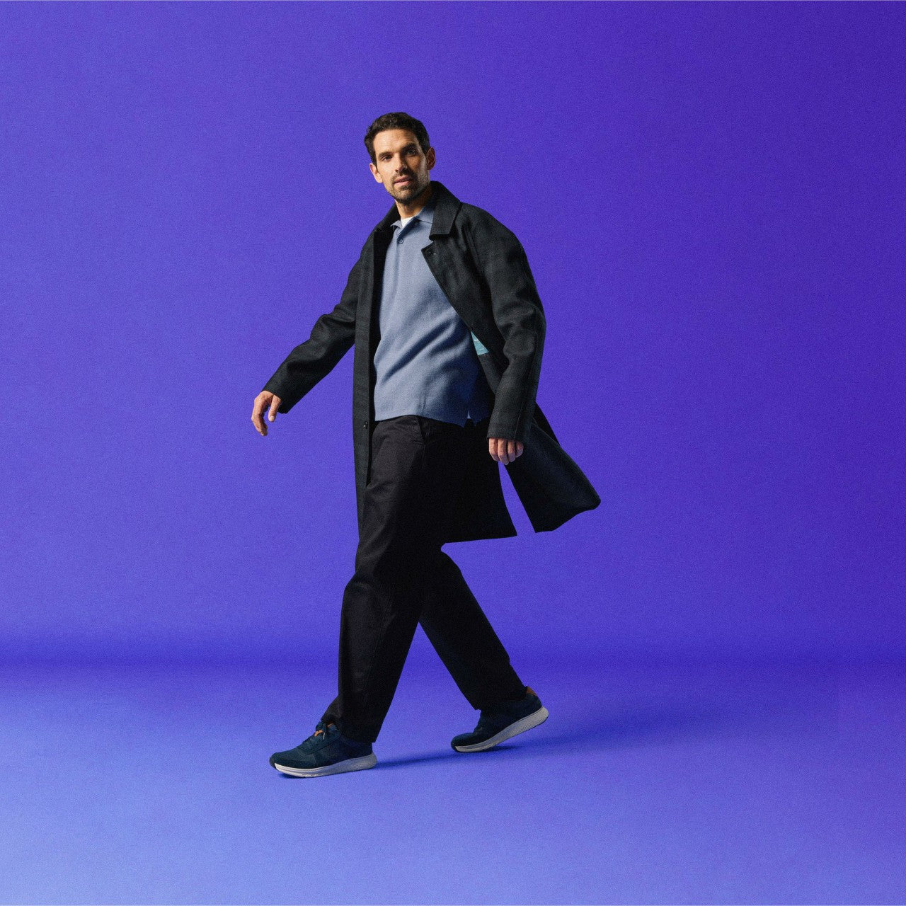 Motion Trek Go Navy Combination | Clarks