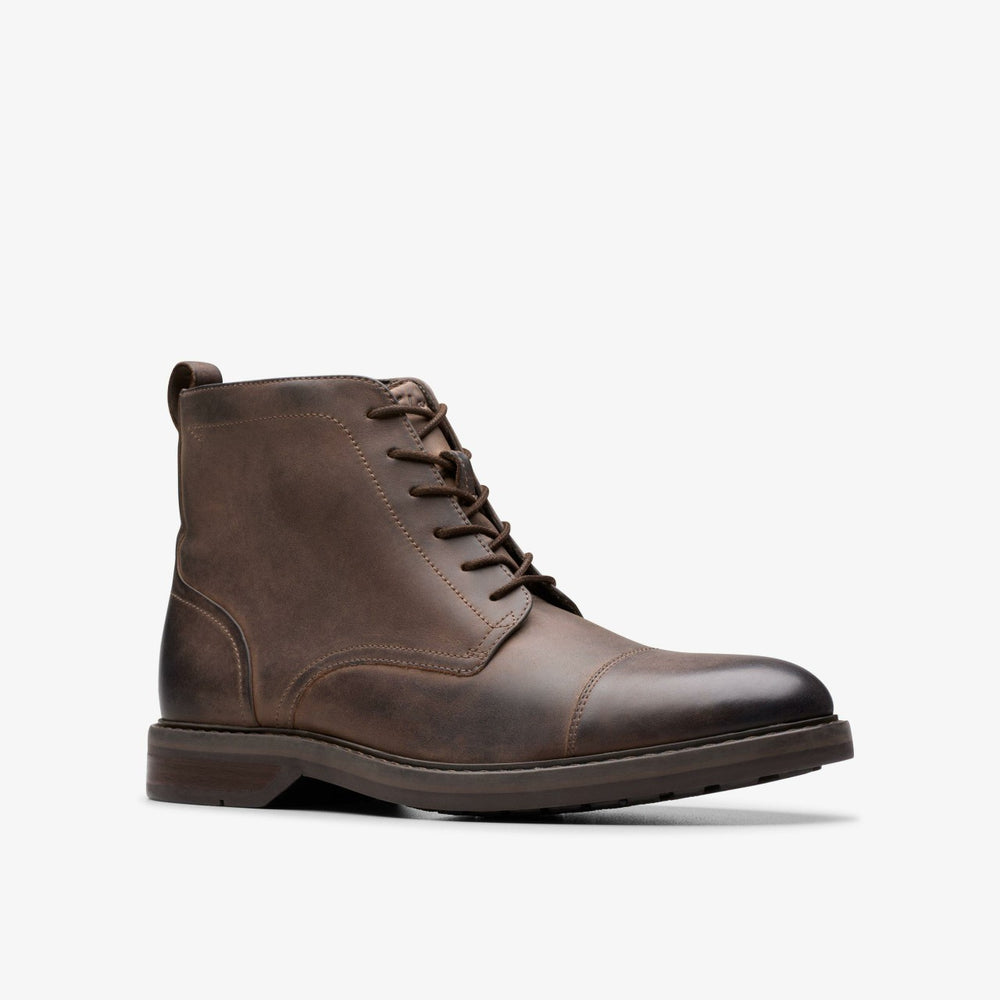 Aldwin Cap Brown Leather | Clarks Sale