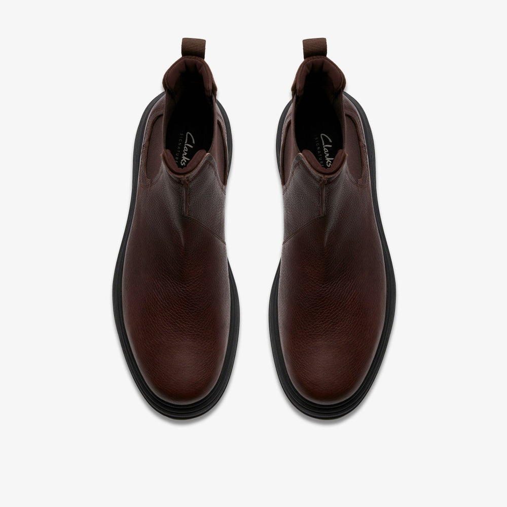 Badbury Easy Dark Brown Leather | Clarks Discount