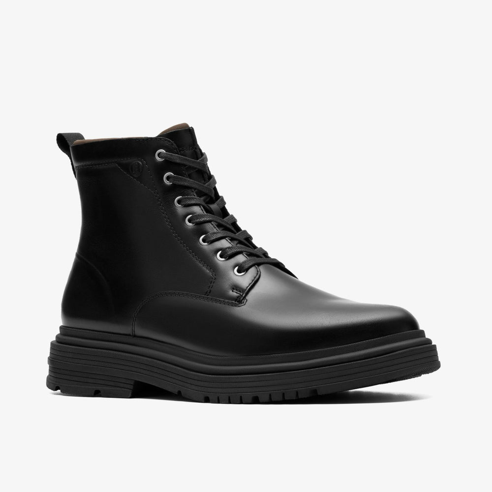 Badbury Hi Waterproof Black Warmlined Leather | Clarks For Sale