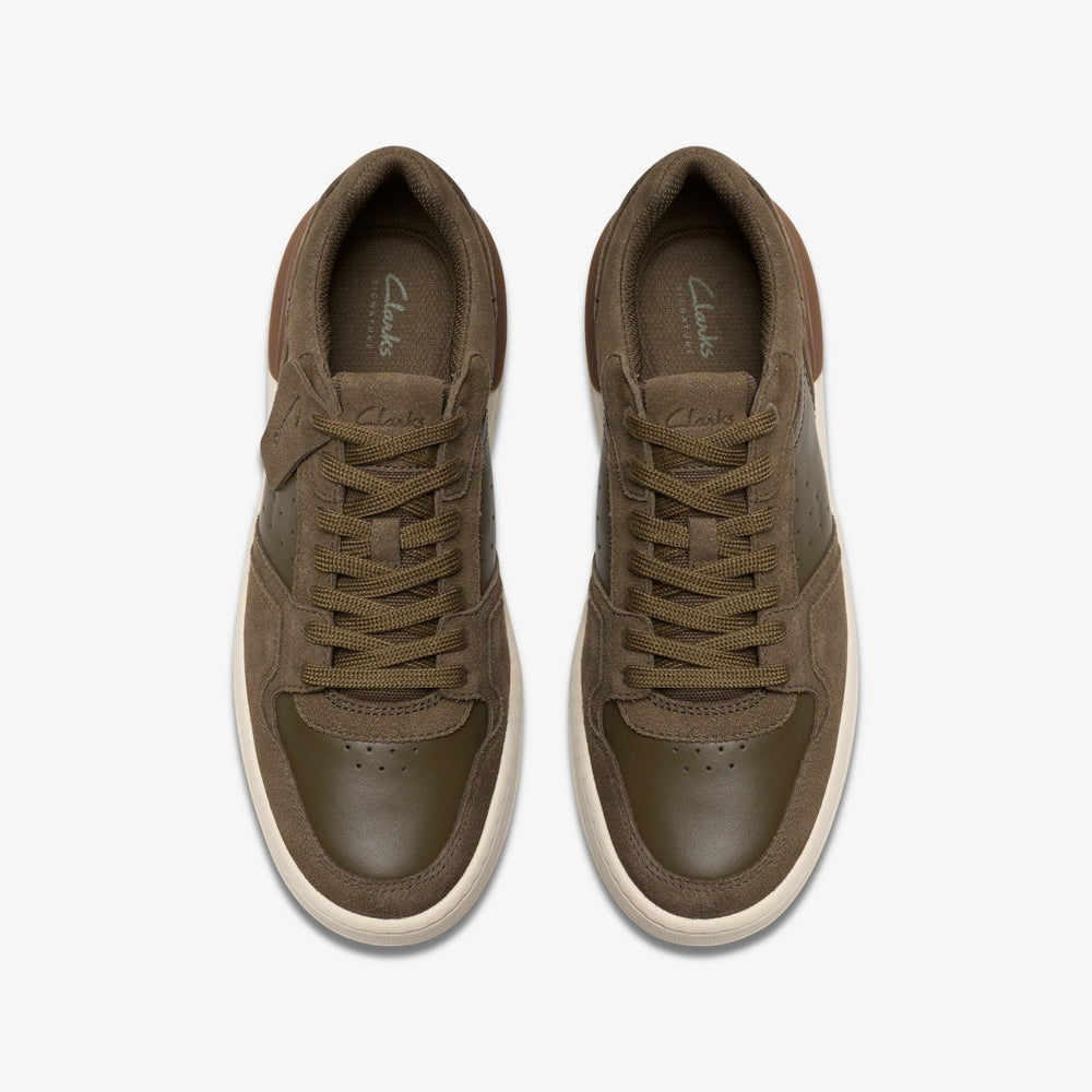 Courtlite2 Lo Khaki Suede | Clarks Discount