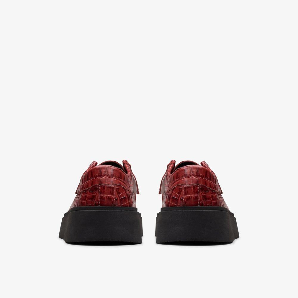 Martine Rose Torview Womens Burgundy Leather | Clarks Discount