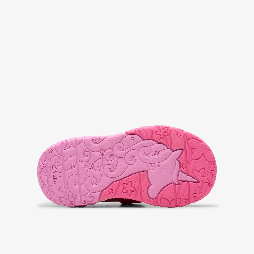Tidal Shell Toddler Pink | Clarks