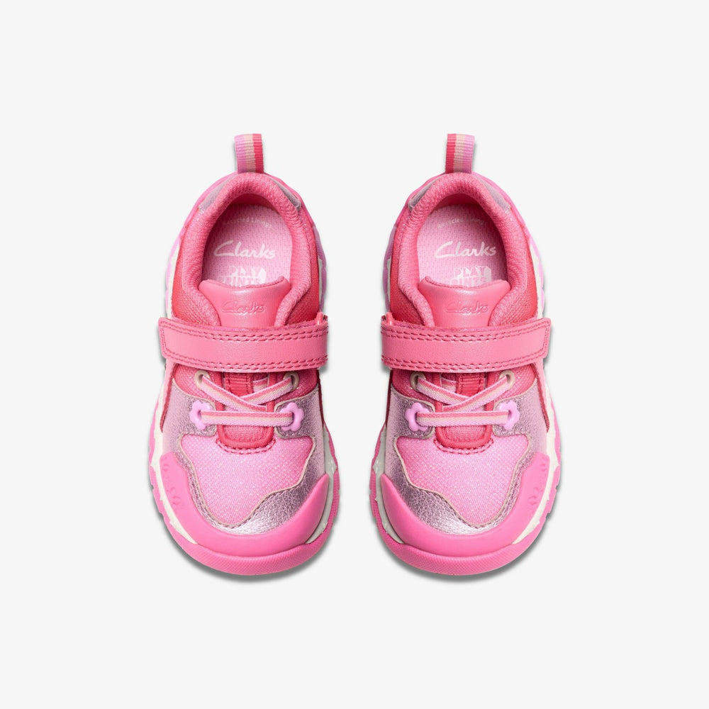 Tidal Shell Toddler Pink | Clarks