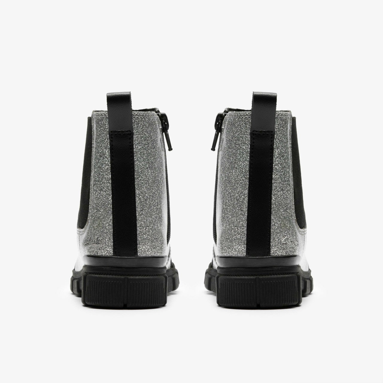 Evyn Chelsea Kid Silver Patent | Clarks For Sale