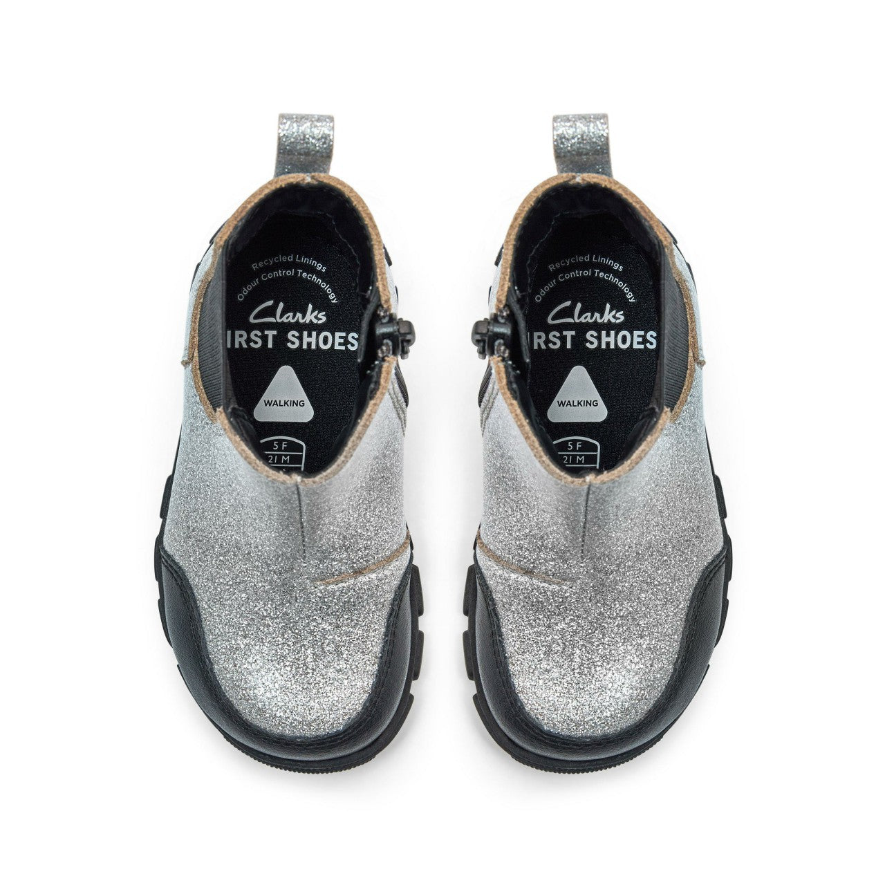 Evyn Chelsea Toddler Silver Patent | Clarks