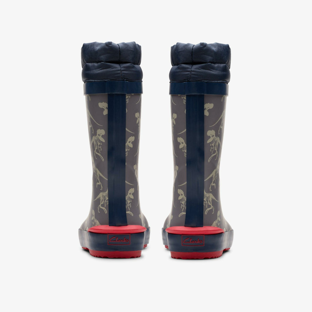 Tarri Race Kid Grey Combination | Clarks Sale