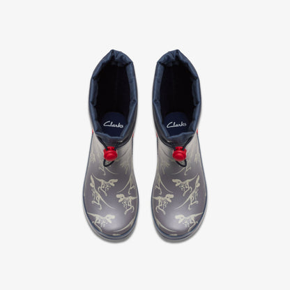 Tarri Race Kid Grey Combination | Clarks Sale