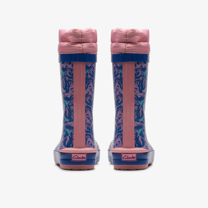Tarri Race Kid Blue Combination | Clarks Discount