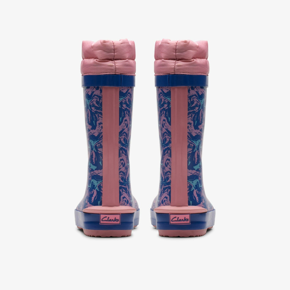 Tarri Race Kid Blue Combination | Clarks Discount