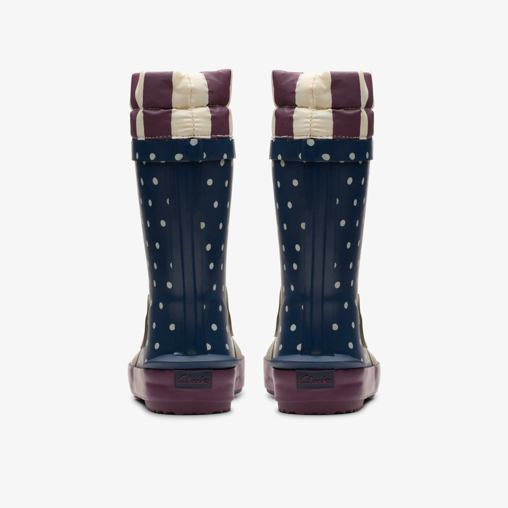 Tarri Race Toddler Navy Combination | Clarks US