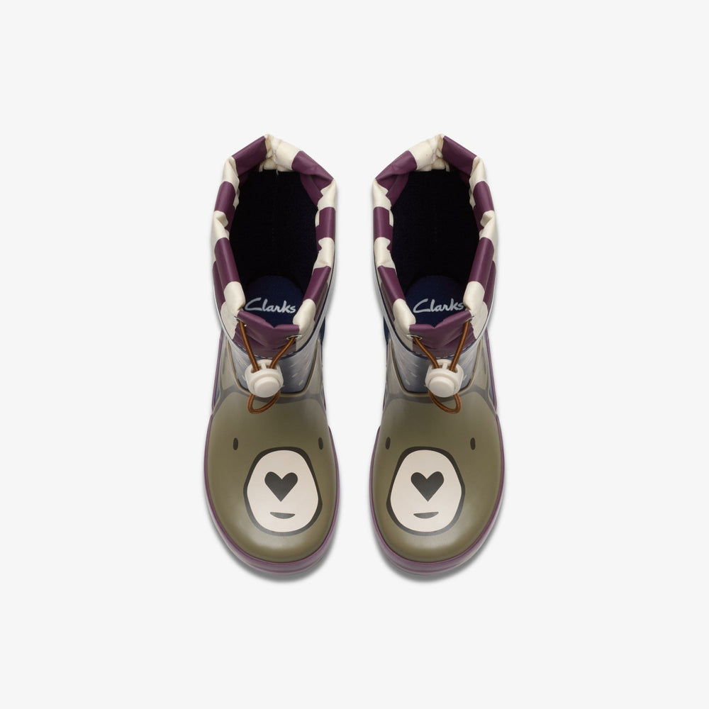 Tarri Race Toddler Navy Combination | Clarks US