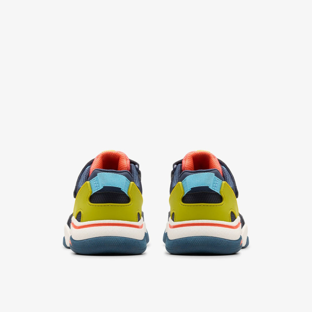 Feather Track Kid Navy Combination | Clarks Sale