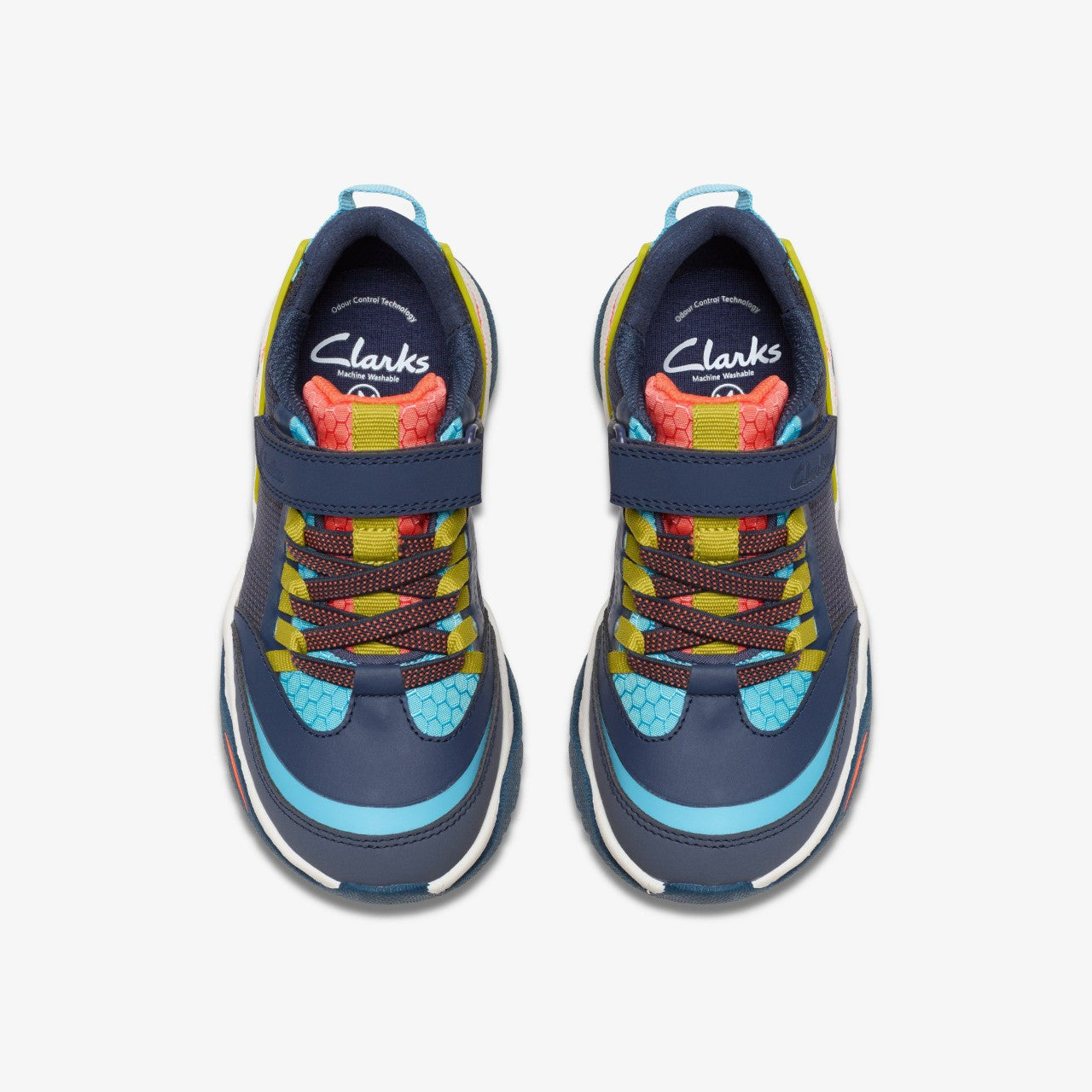 Feather Track Kid Navy Combination | Clarks Sale