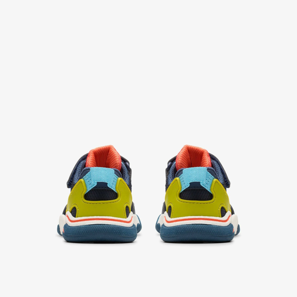 Feather Track Toddler Navy Combination | Clarks Onsale