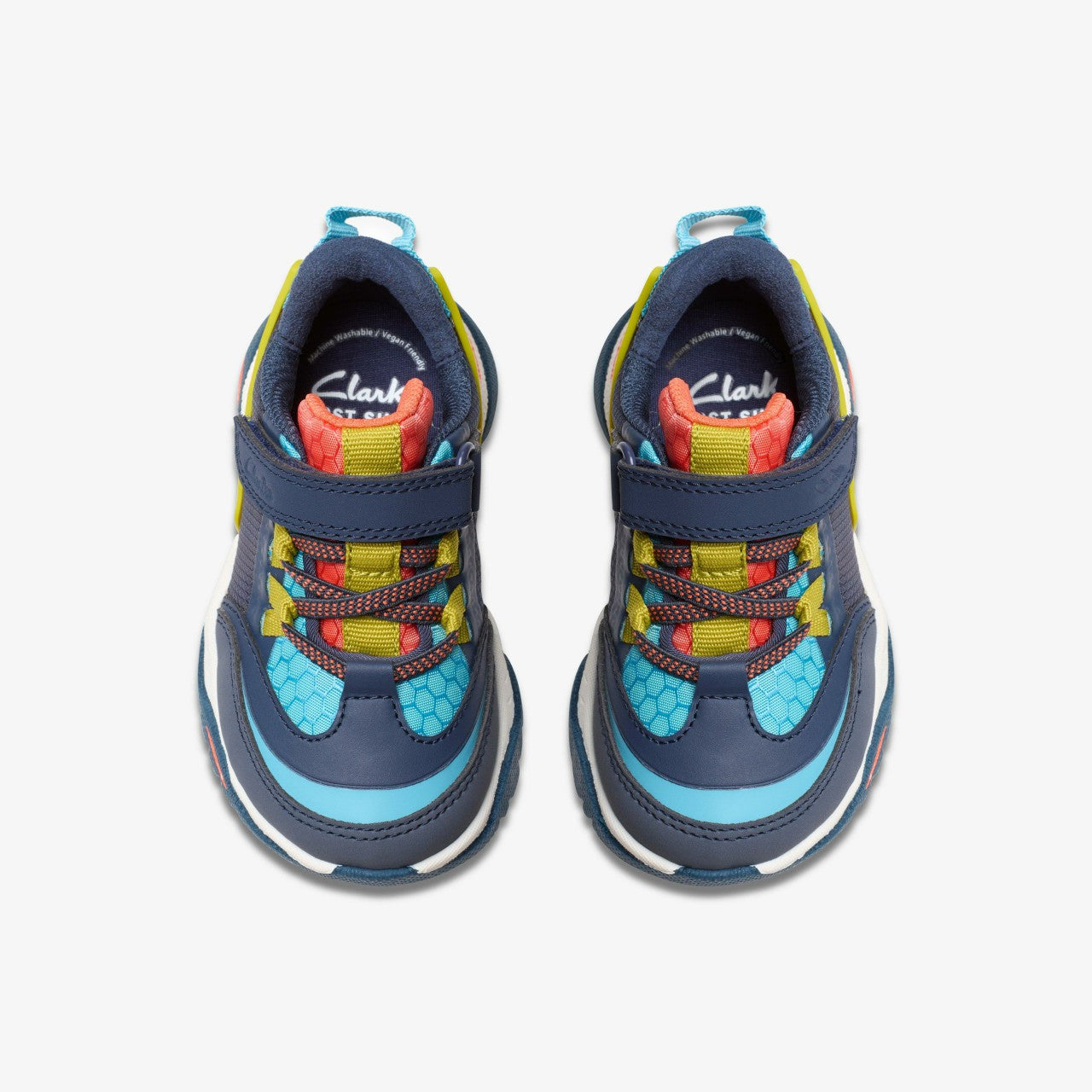 Feather Track Toddler Navy Combination | Clarks Onsale
