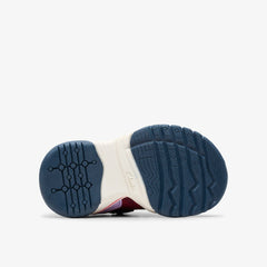 Feather Track Toddler Berry Combination | Clarks For Sale