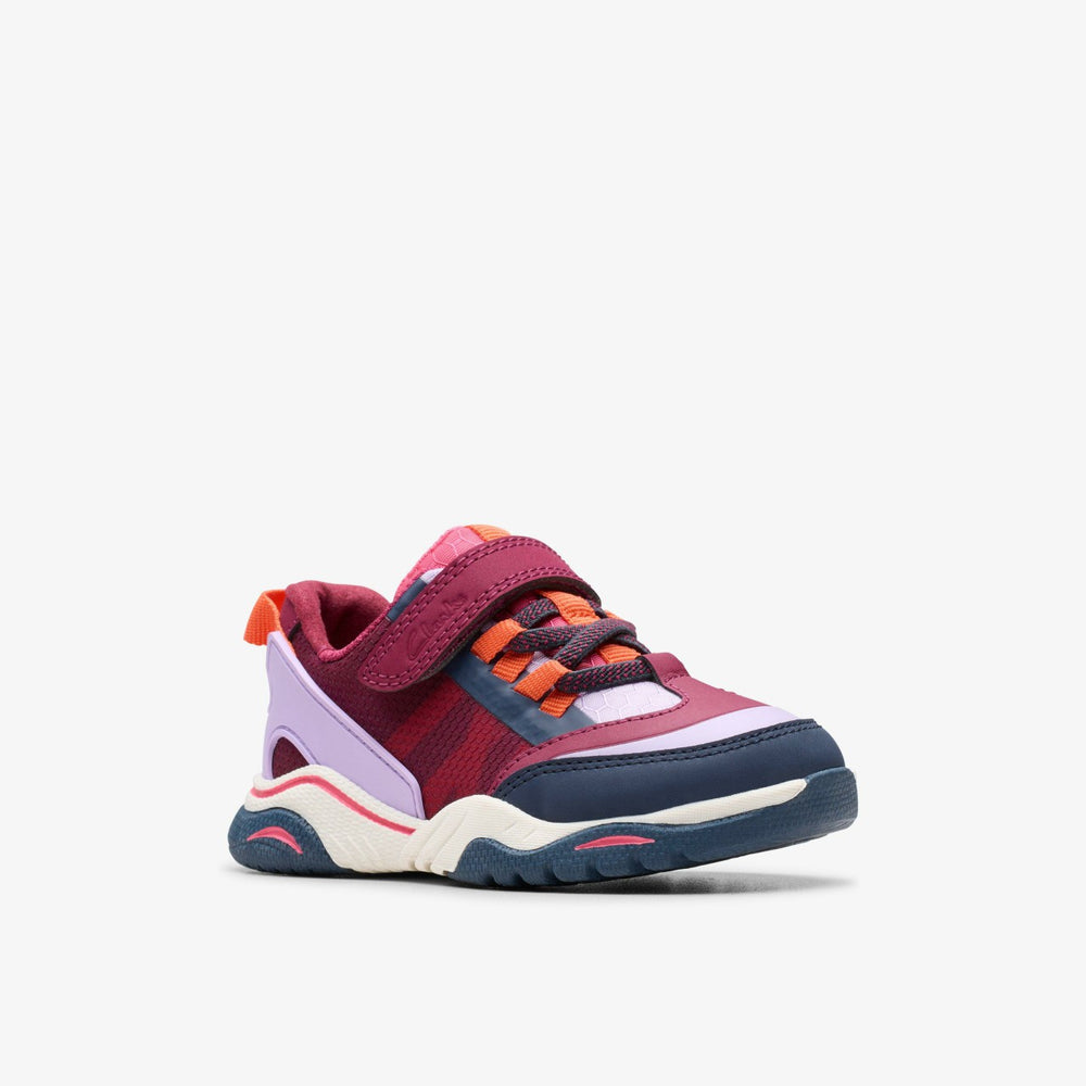 Feather Track Toddler Berry Combination | Clarks For Sale