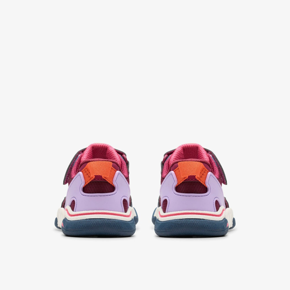 Feather Track Toddler Berry Combination | Clarks For Sale