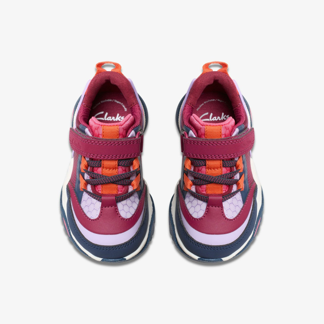 Feather Track Toddler Berry Combination | Clarks For Sale