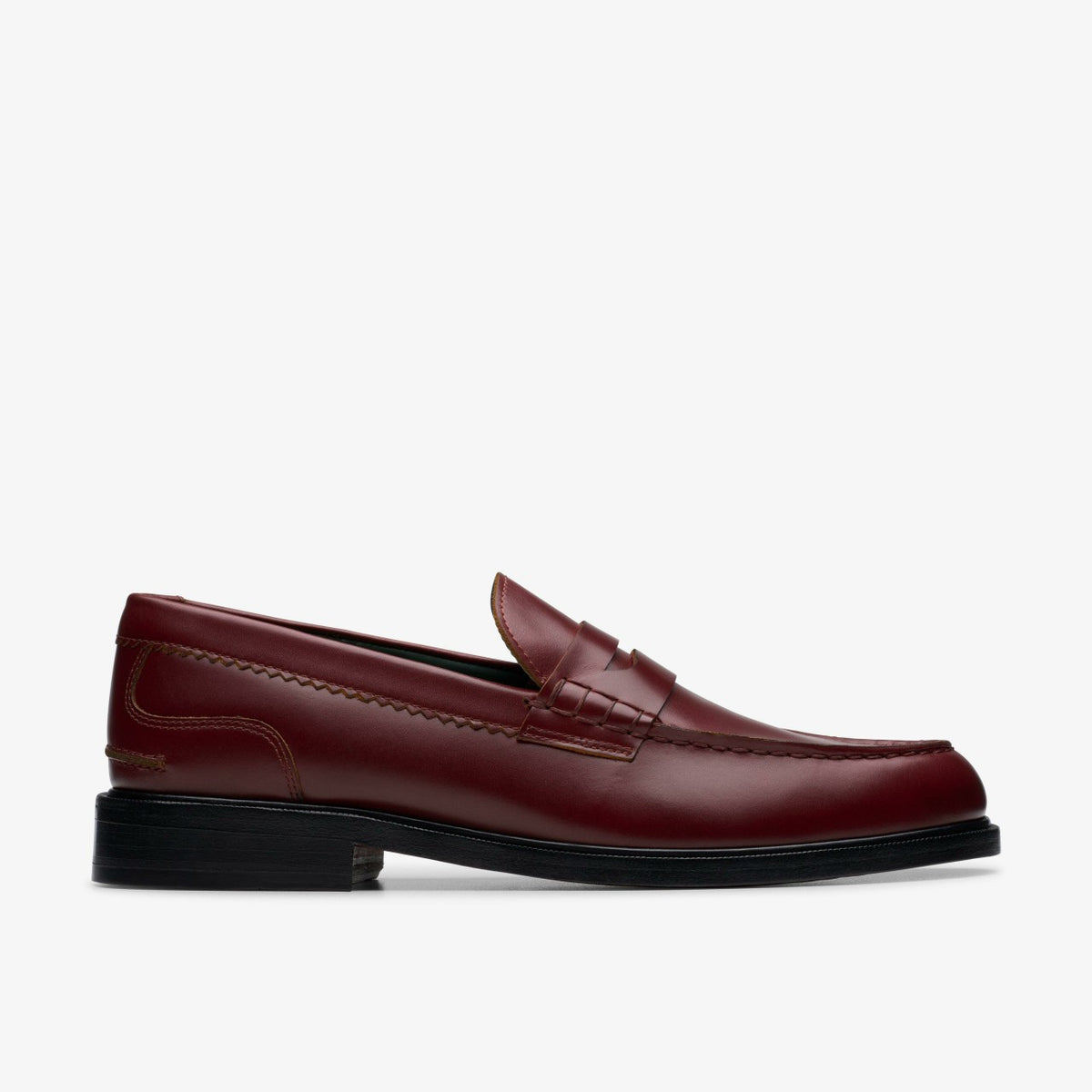 Craft James Lo Loafer Wine Leather | Clarks Discount