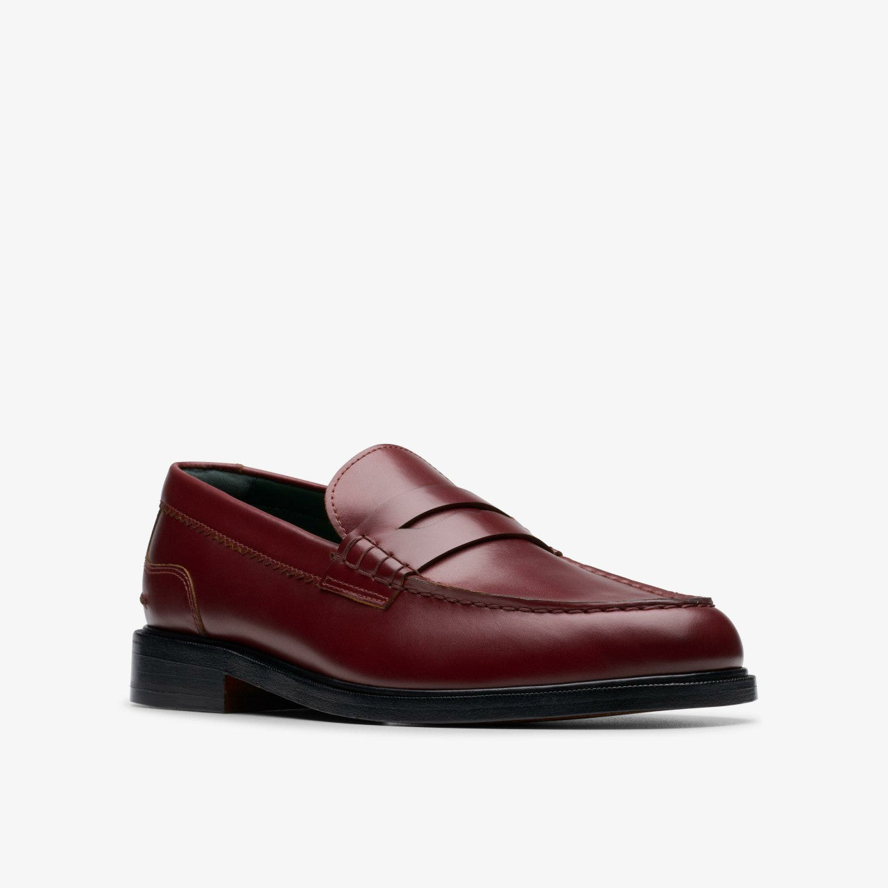 Craft James Lo Loafer Wine Leather | Clarks Discount